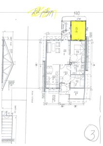 Etasjeplan (PLAN 1 ETASJE) med romfordeling, dimensjoner og snittreferanser (SMT C-C, SMT D-D).