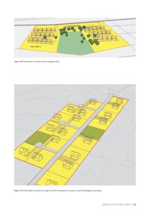 Situasjonsplaner som viser tomtene, bebyggelse og arealbruk i et område.