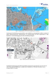 Bildet viser to kart (Figur 2 og Figur 3) som illustrerer geologiske forhold (løsmassefordeling og infiltrasjonsevne) for et prosjektområde.