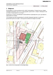 Situasjonsplan som viser tomtens plassering, bygningens beliggenhet, veier og støysoner.