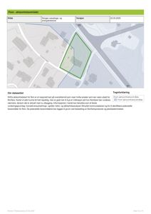 Et nasjonalt kart over flomaksjonsområder (NVE) som viser et aktuelt område med overlappende aktsomhetsområder.
