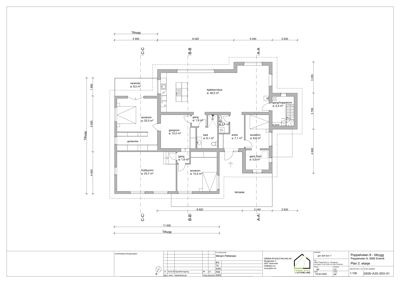 Etasjeplan for 2. etasje i en bolig, som viser romfordeling, arealer og dimensjoner.