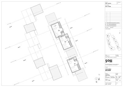 Etasjeplan (Plan 2. Etasje) som viser romfordeling og plassering av boliger i et prosjekt.