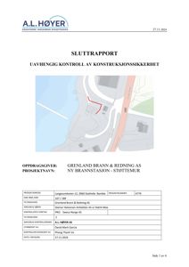 Kart over byggefeltet med markert tomt og veier