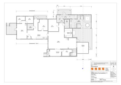 Etasjeplan (Plan 1. Etasje) som viser romfordeling, mål og areal for en bolig.