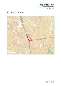 Kart som viser beliggenheten til et bygg eller eiendom, med en markert plassering (rød linje) og veinummer (170, 115).