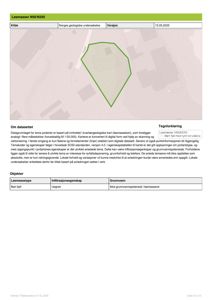 Kart over et område med en markert grønn polygon (Løsmasser N50/N250) og en lysere farget område (Børt fjell).
