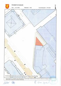 Situasjonsplan som viser et område for bruksrett, inkludert nabolag, veier (Elvehøyvegen, Møllervegen) og bygningsplasseringer.