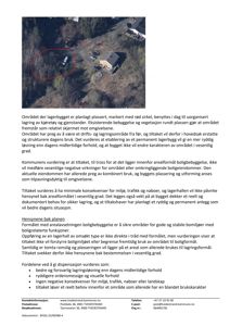 Luftfoto av et område med en eksisterende bolig og et planlagt lagerbygg markert med en rød sirkel.