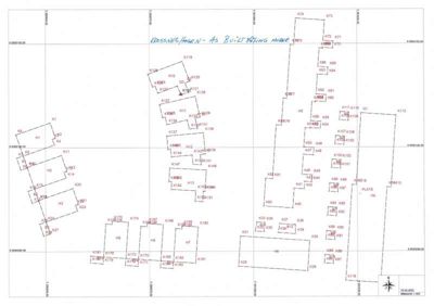 Etasjeplan (As Built) for Krossnes Hagen med romnummerering og koordinater.