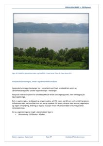 Fotografi av utsikt fra Bjotvelt mot Indre- og Ytre Ålvik i Kvam herad.