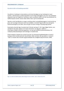 Fotografi av fjellet Samlen og Bjoitevåg sett fra sjøen, inkludert tekstdokumentasjon.