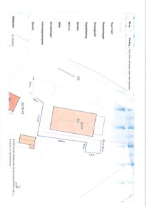 Kart over eiendommen med tomtenummer, grenser og nabolag