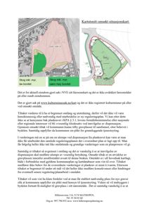 Et kart som viser et situasjonskart med et kartutsnitt av et omsøkt område, inkludert arealbruk og bonitet.