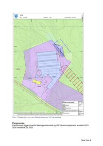 Situasjonskart som viser eiendommens plassering i forhold til vanndrag og naboeiendommer.