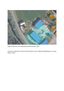 Flyfoto med overlagte eiendoms- og arealdata (grunnbønder) som viser eiendommen gbnr 278/4 og naboeiendommer.