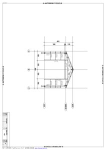 Snittegning som viser tverrsnittet av en bygning eller struktur med angitte mål og dimensjoner.