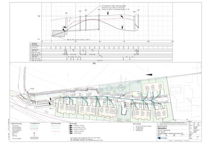 Etasjeplan med romnummerering, vegger, dører og tekniske detaljer for et bygg.