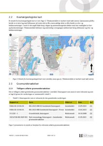 Et utsnitt fra et kvartærgeologisk kart som viser geologiske forhold i området, inkludert fyllmasser og elveavsetninger.