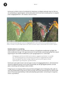 Et kart eller situasjonsplan som viser arealbruk, utbyggingsfremål og nautområder i et område langs sjø.