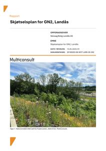 Fotografi av et naturområde (GN2) sett fra Folabruveien, tatt i 2024.