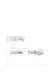 Fasadetegning som viser bygningens utsyn fra to ulike vinkler (sannsynligvis front og side).