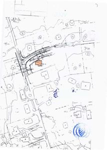 Situasjonsplan som viser eiendomsnummer, vegnett, eksisterende og planlagt bebyggelse, samt koordinater.