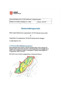 Et situasjonskart (grønt område) som viser et utbyggingsområde med vei og bebyggelse.