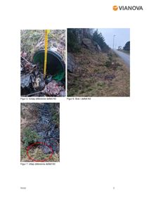 Fotografier av en stikkrenne (innløp, sluk og utløp) i delfelt N3.