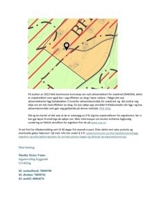 Bildet viser en digital situasjonsplan (NAKSIN) med overlappende snøskredkart og et markørpinn som indikerer eiendommen Geitabakken 3.