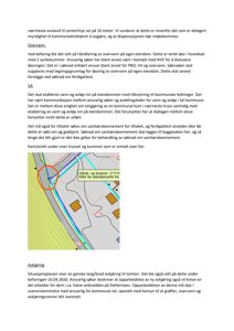 Et kart som viser et kartsnitt av en vei og eiendom, inkludert høydemål (217/20), vegnavn (Gårds- og bruksnr. 217/16) og en markert omrisset.