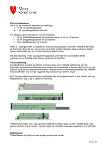Fasadetegning som viser bygningens utforming, fargevalg og materialefordeling.