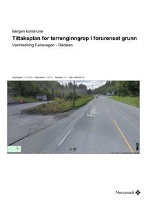 Fotografi av en vei (Fanavegen) i et naturskjønt område, tatt fra Google Street View.