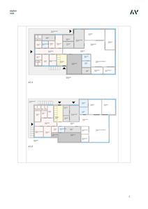 Etasjeplaner (Alt A og Alt B) som viser romfordeling og arealer for en bolig.
