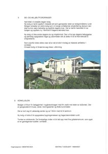 3D-visualisering av en planlagt bolig med omgivelser