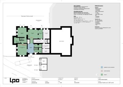 En etasjeplan (Plan U1) som viser romfordeling, mål og funksjoner for et prosjekt i Løkken Verk.