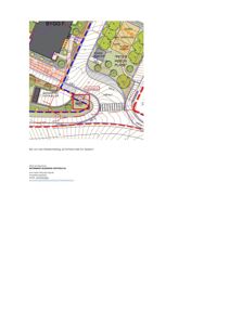 Situasjonsplan som viser bygningens plassering i forhold til gater og naboeiendom (Peter Høegs plass).