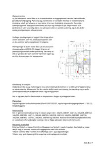 Etasjeplan (situasjonsplan) som viser romfordeling, vegger, dører, vinduer og parkeringsplasser for en bygning.