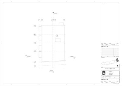 Etasjeplan (4. etasje) med romfordeling og veggposisjoner
