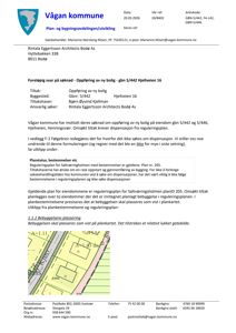 Et utklipp fra en reguleringsplan (planD 205) som viser bebyggelsens plassering på eiendommen gbn 5/442, inkludert gateløp og arealbegrensninger.