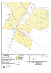 Gårdsplan (situasjonsplan) som viser eiendomsgranser, arealdata og beliggenhet av eiendommen.