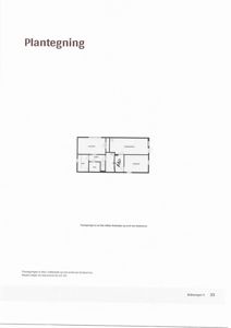 Bildet viser en plantegning (etasjeplan) med rombetegnelser som 'KOKK', 'BAD', 'STUE', 'SOVEROM' og 'TRENGROM'.