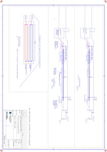 Snittegning som viser tverrsnitt av en bygning med detaljer om konstruksjon og materialer.