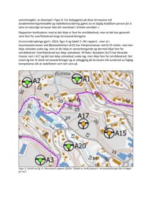 Et kartutsnitt (Figur 5) som viser topografi, terrasser og plassering av punkter (A1, A2, A3, A15, A17, A20) i et område kalt Øysteseheimen.