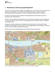 Kartutsnitt som viser plassering av tomten i Drammen kommune, inkludert viktige veier og geografiske landemerker.