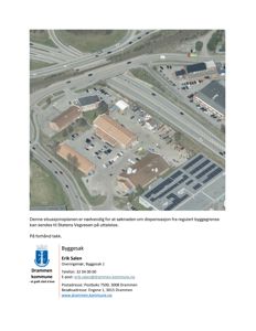 Flyfoto av et industriområde med veier og jernbanespor.