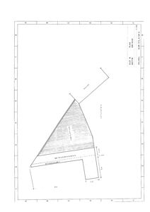 Situasjonsplan som viser tomtens form, grenser og plassering av eksisterende bygninger (Gryte og Bråten) samt en planlagt bygning.