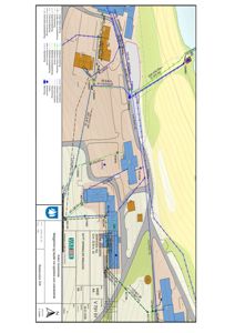 Situasjonsplan som viser tomtens beliggenhet, nabolag, veier, eksisterende og planlagte bygninger, samt infrastruktur som vann og avløp.