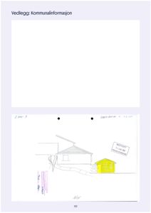 Situasjonsplan eller tegning som viser bygningers plassering i forhold til hverandre og omgivelsene.