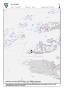 Oversiktskart over et område i Møre og Romsdal med geografiske navn og en markert plassering.